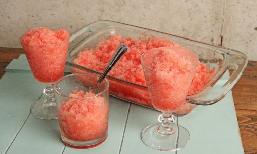 Watermelon Lime Granita Recipe | Laura in the Kitchen - Internet Cooking Show