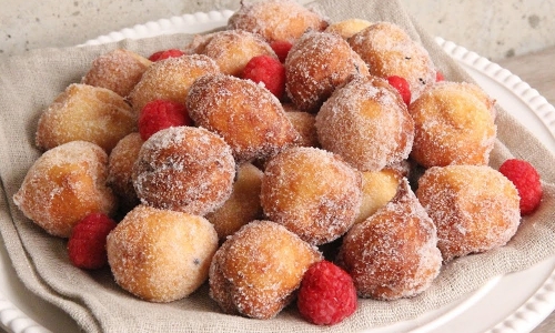 Yogurt Zeppole Recipe | Laura in the Kitchen - Internet Cooking Show