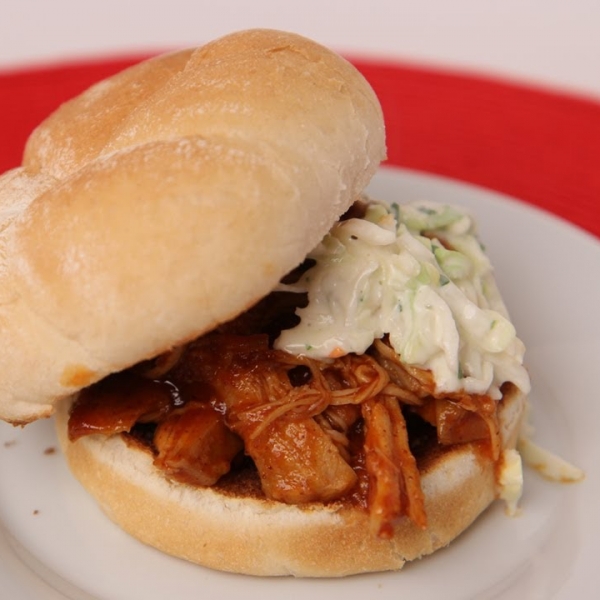Barbecue Pulled Chicken Sandwich 