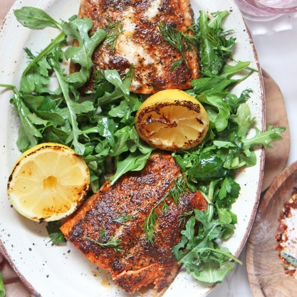 Blackened Roasted Salmon