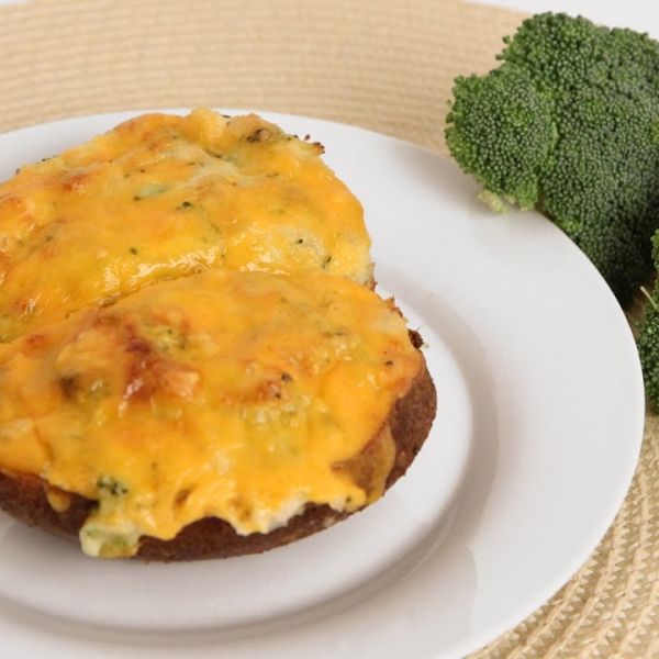 Broccoli Cheddar Twice Baked Potatoes