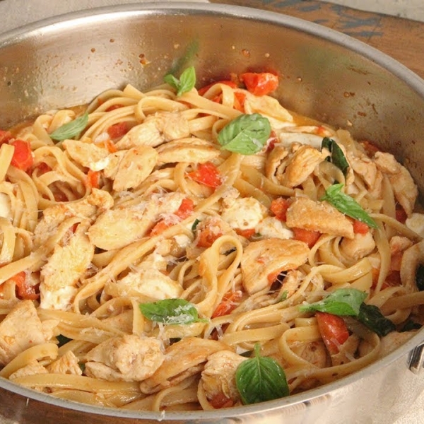 Caprese Chicken Pasta