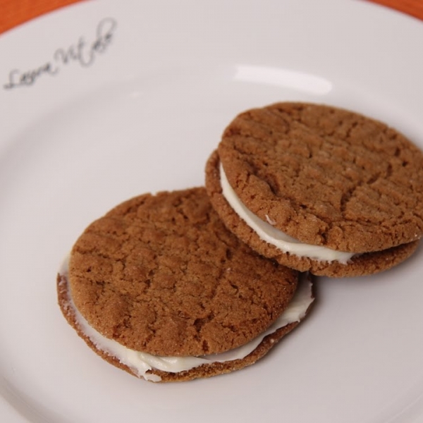 Cream Filled Ginger Cookies