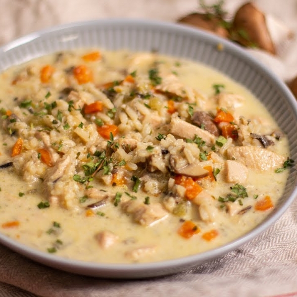 Creamy Chicken And Wild Rice Soup