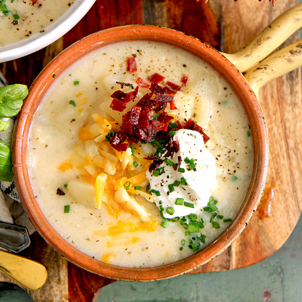 Easy Loaded Potato Soup