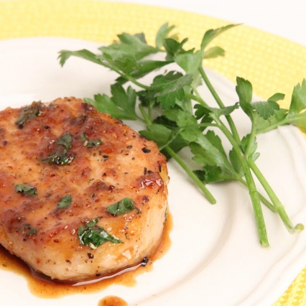 Garlic and Brown Sugar Pork Chops