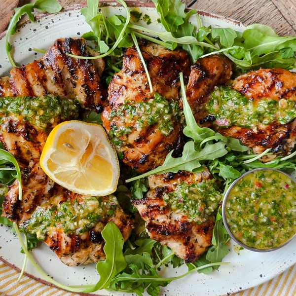 Grilled Chicken with Chimichurri