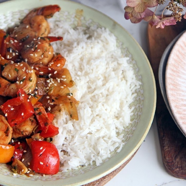 Honey Sriracha Shrimp