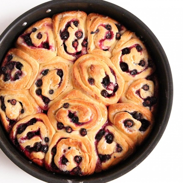 Lemon Blueberry Rolls