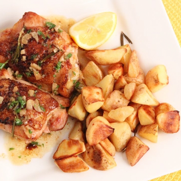 Lemon Butter Roasted Chicken