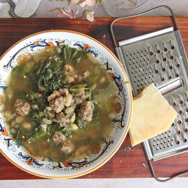 Meatball and Escarole Soup