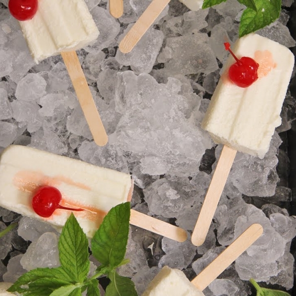 Pina Colada Popsicles 