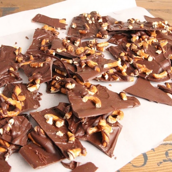 Salted Pretzel Bark