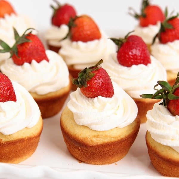 Strawberry Shortcake Cupcakes