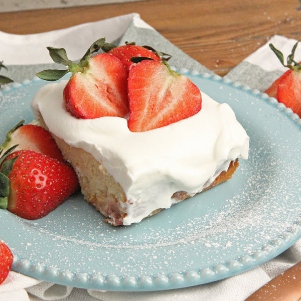 Strawberry Tres Leches Cake