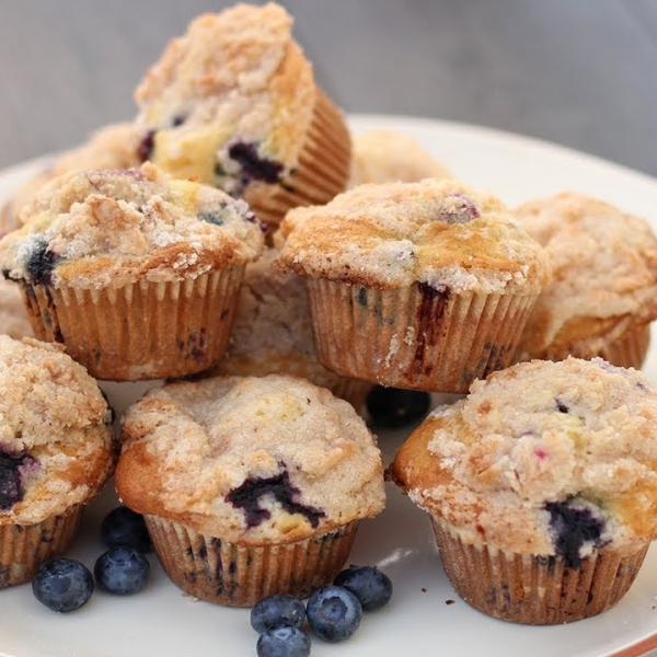 The Best Blueberry Muffins